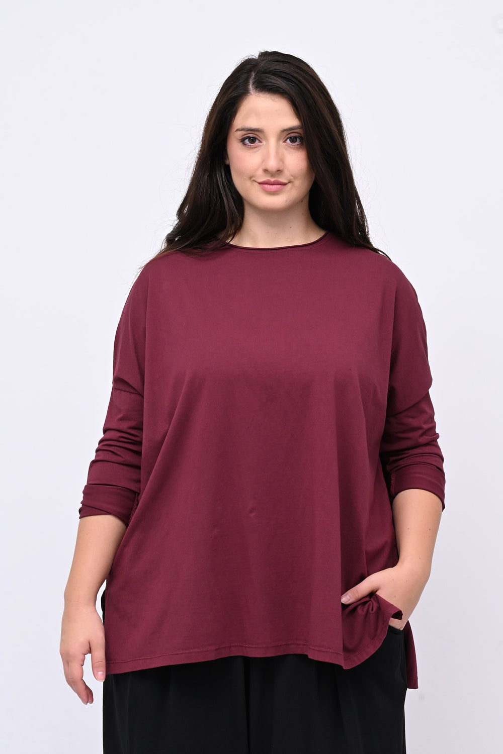 Maglia scatoletta spacchi - India