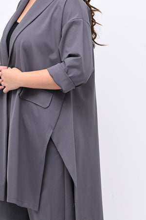 Giacca frack - Grigio piombo