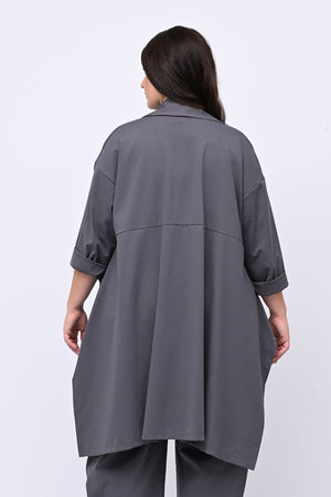 Giacca frack - Grigio piombo