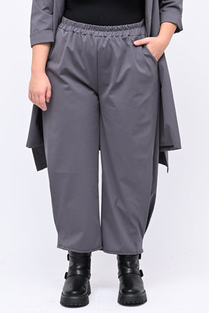 Pantabaggy cuciture - Grigio piombo