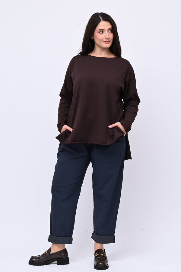 Maglia orlo vivo - MORO