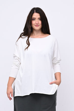 Maglia orlo vivo - BURRO