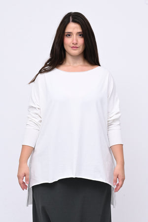 Maglia orlo vivo - BURRO