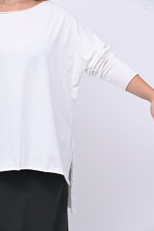Maglia orlo vivo - BURRO