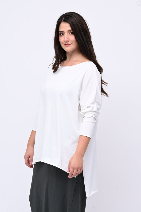 Maglia orlo vivo - BURRO
