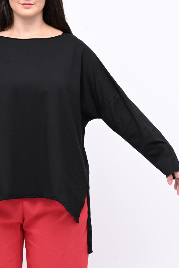 Maglia orlo vivo - NERO