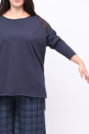 Maglia orlo vivo - BLU