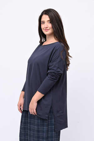 Maglia orlo vivo - BLU