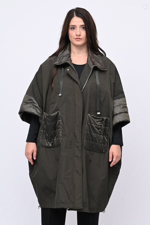 Mantella inserto piumino - Verde militare