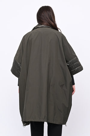 Mantella inserto piumino - Verde militare
