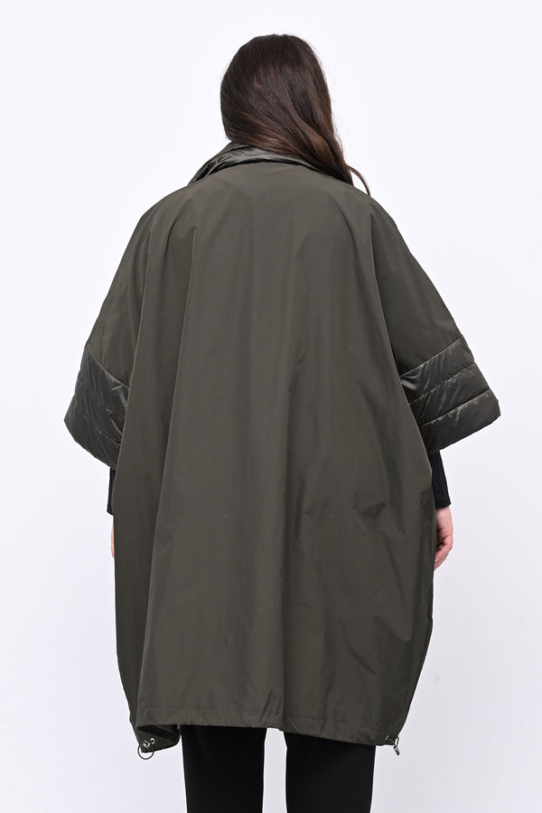 Mantella inserto piumino - Verde militare
