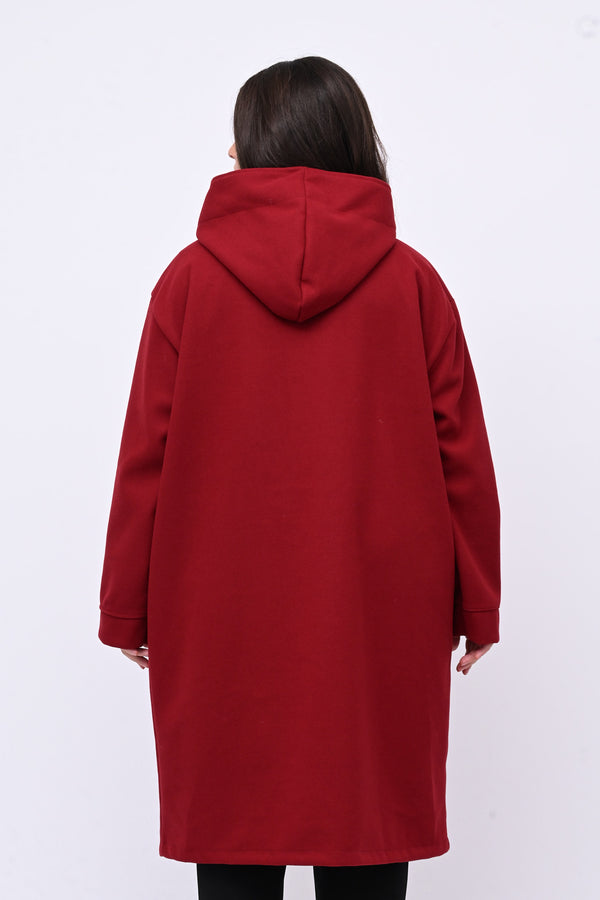 Cappotto bottoni cappuccio - India