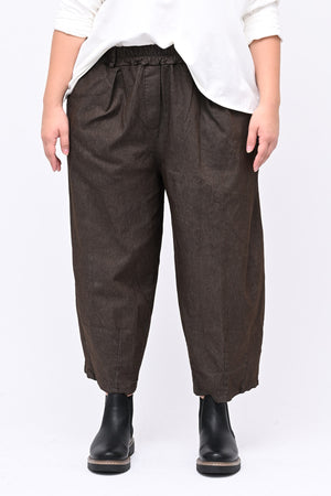Pantacrop jeans pinces - Moro