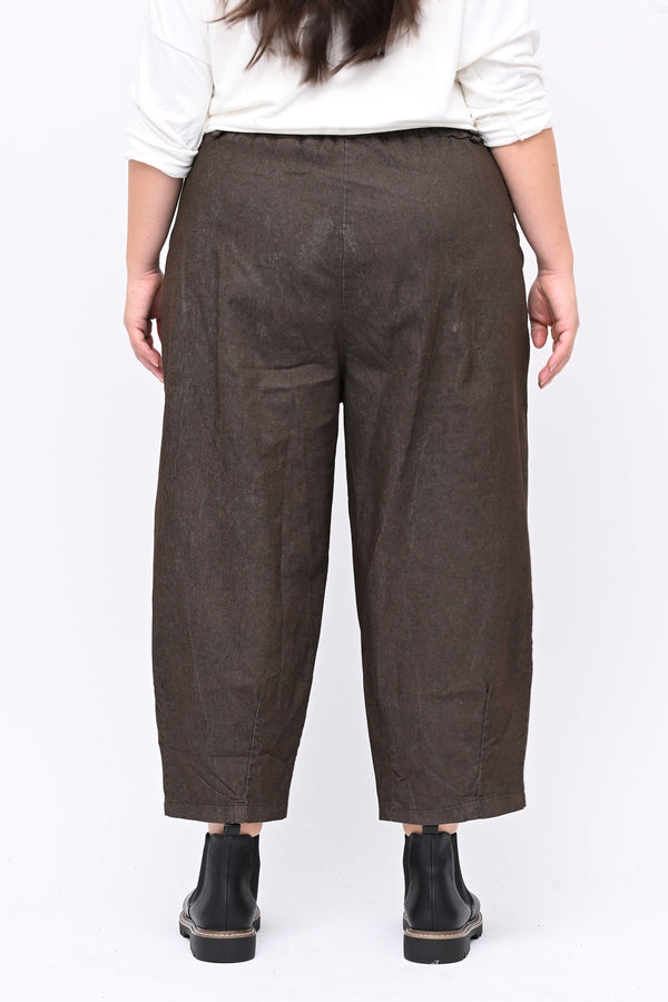 Pantacrop jeans pinces - Moro