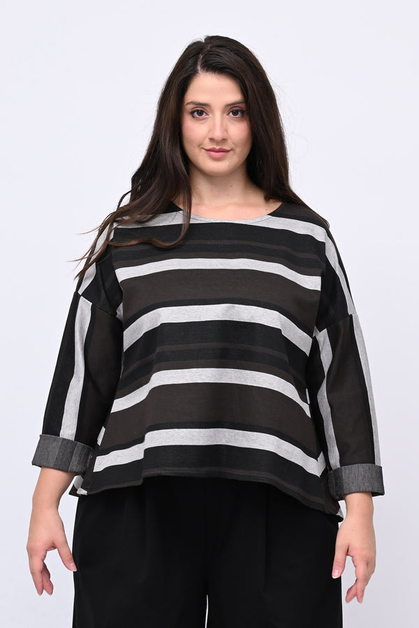 Maglia avvitata coda - Moro