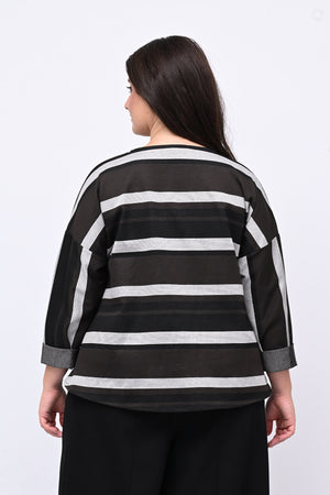 Maglia avvitata coda - Moro