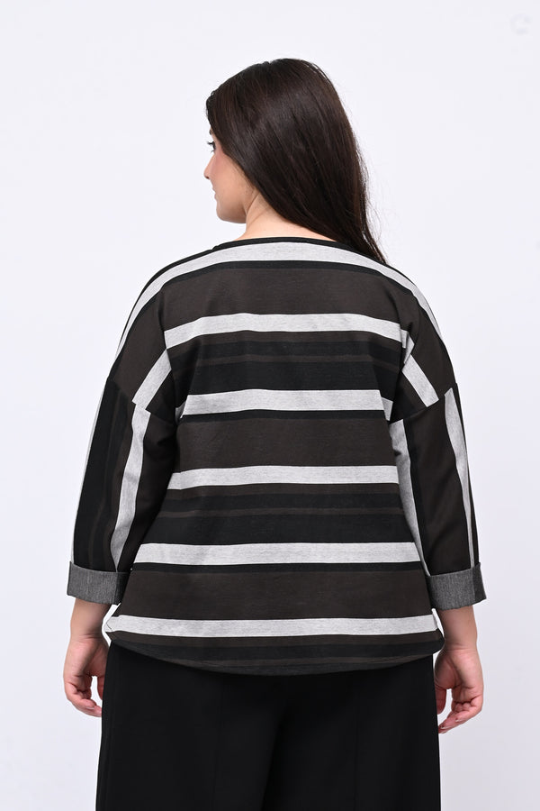 Maglia avvitata coda - Moro