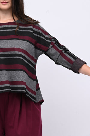 Maglia avvitata coda - Vino