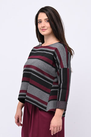 Maglia avvitata coda - Vino