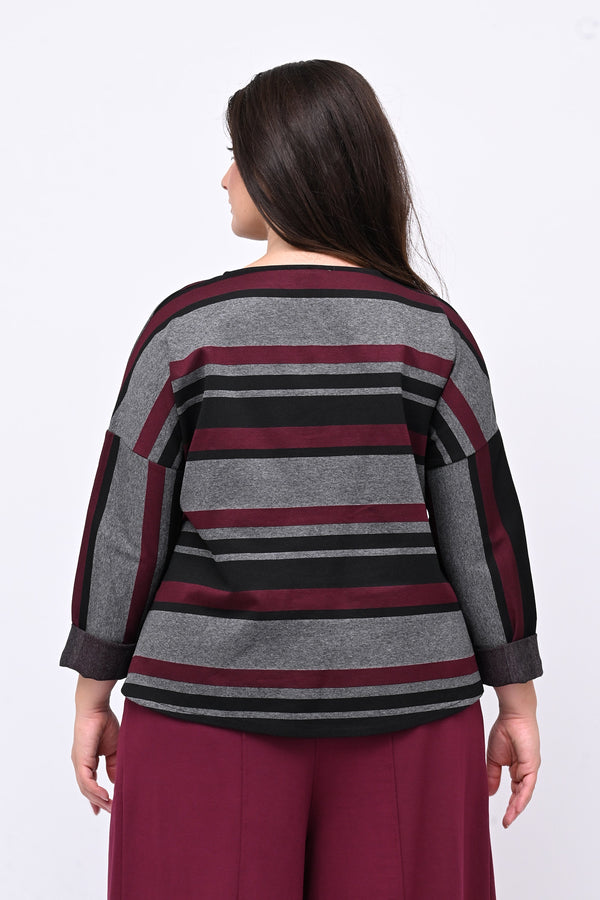 Maglia avvitata coda - Vino