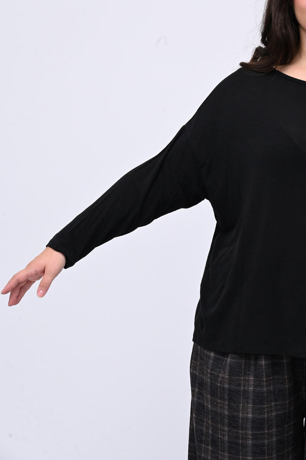 Maglia cachemire barca - Nero