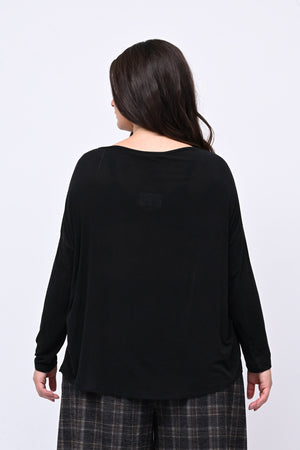 Maglia cachemire barca - Nero