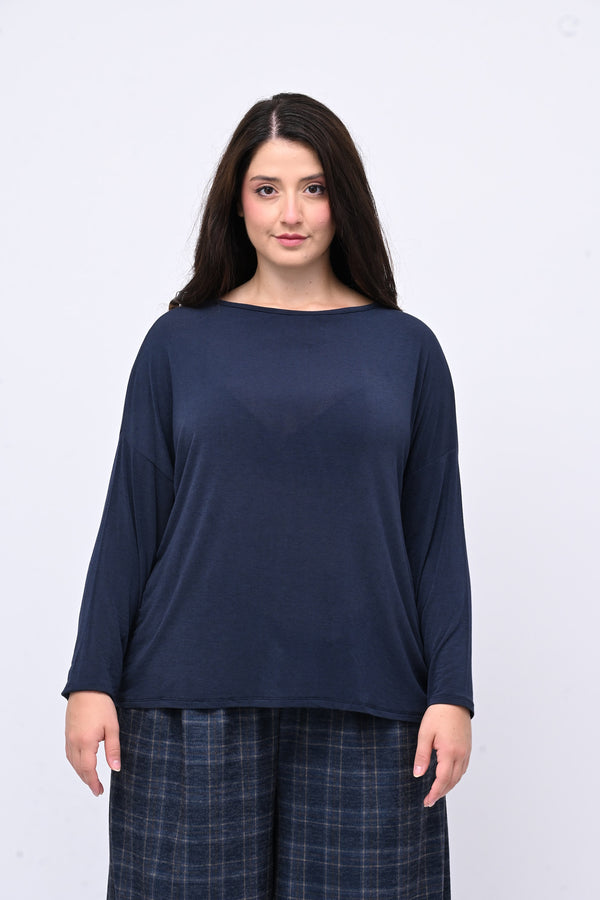 Maglia cachemire barca - Blu