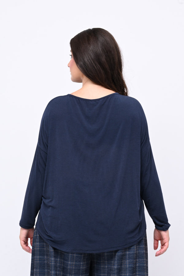 Maglia cachemire barca - Blu