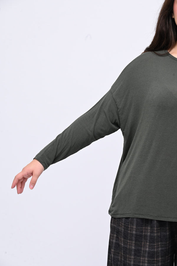 Maglia cachemire barca - Verde militare