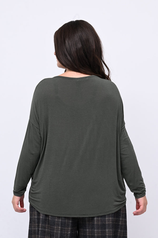 Maglia cachemire barca - Verde militare