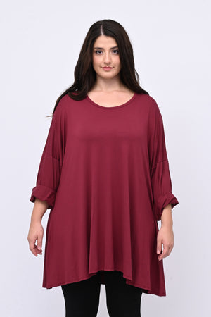 Maglia basica viscosa over - India