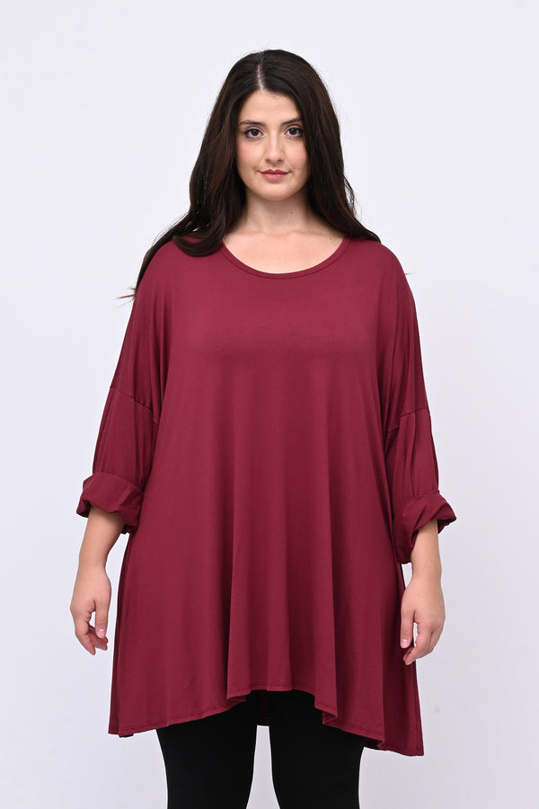 Maglia basica viscosa over - India