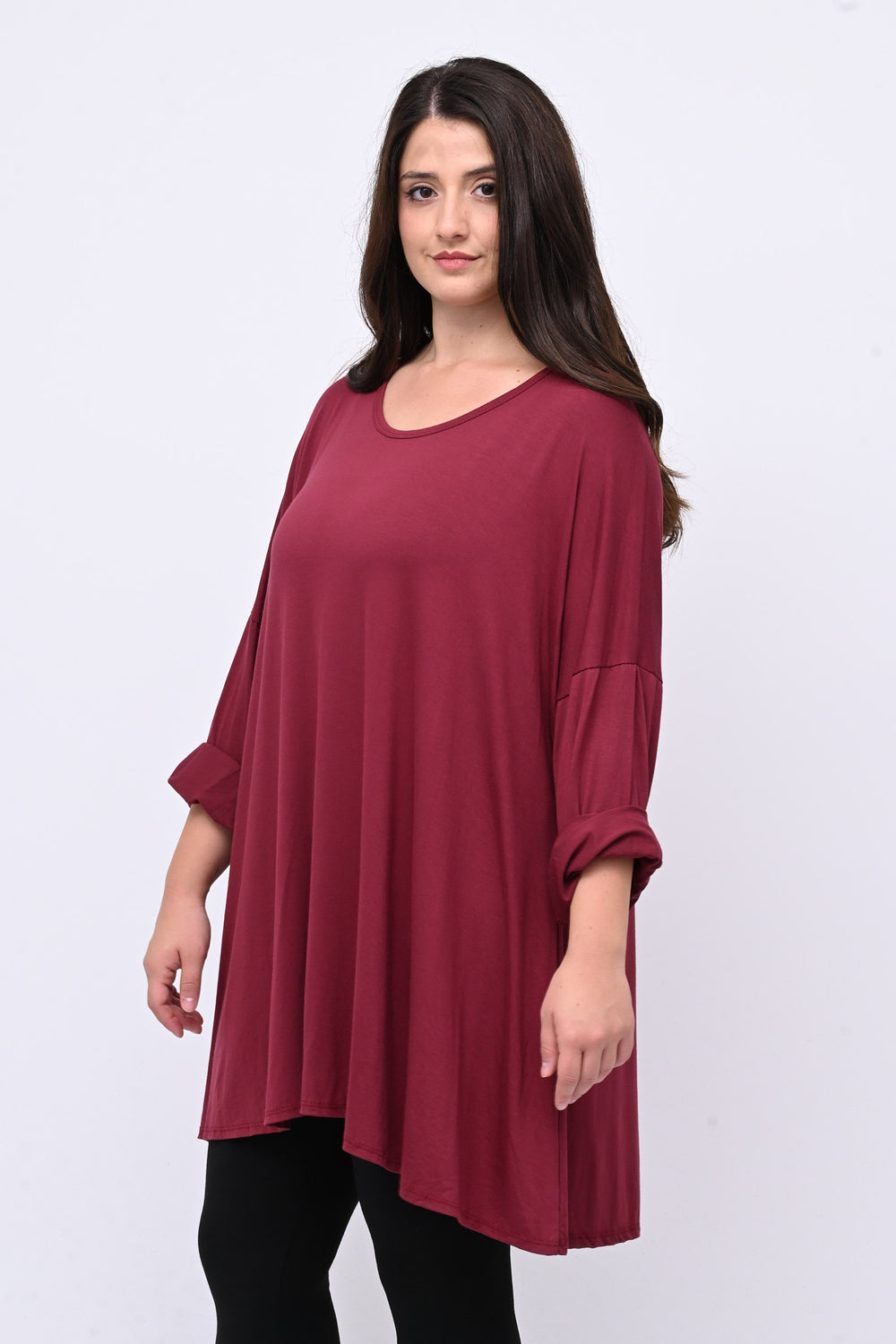 Maglia basica viscosa over - India