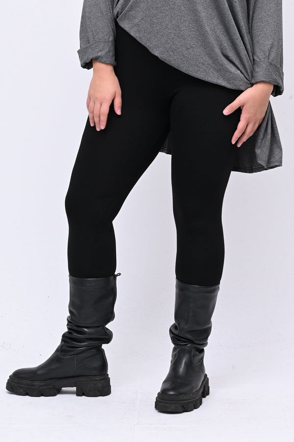 Leggins basico viscosa - Nero