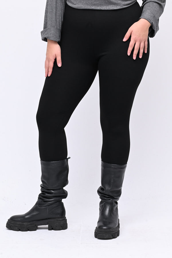 Leggins basico viscosa - Nero