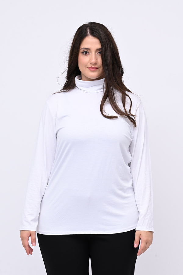 Lupetto viscosa - Bianco