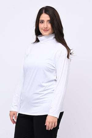 Lupetto viscosa - Bianco