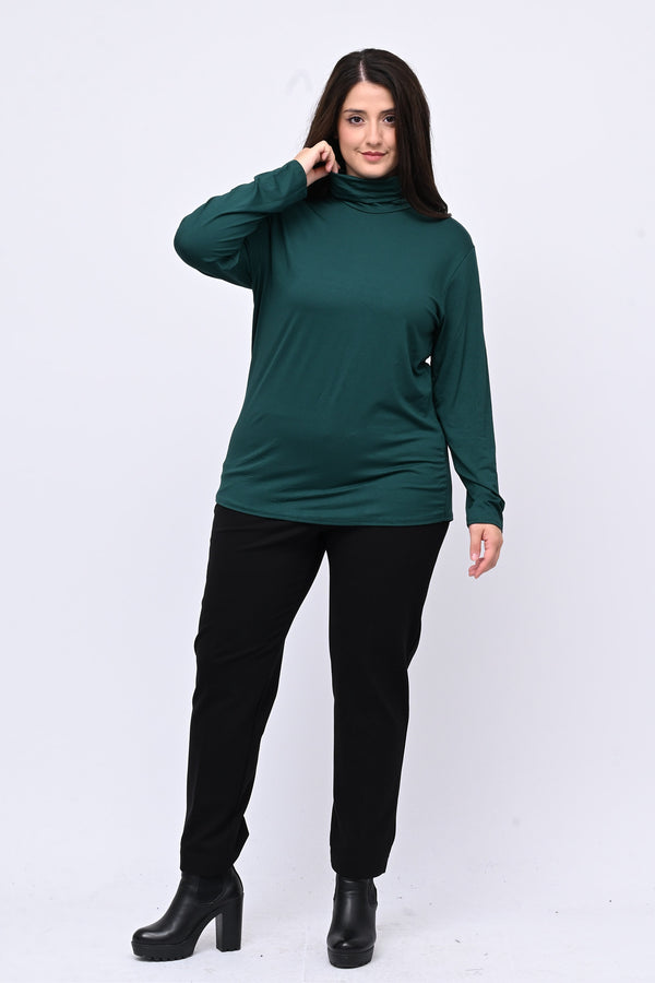 Lupetto viscosa - Verde bottiglia