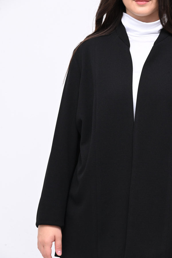 Giacca coreana crepes - Nero