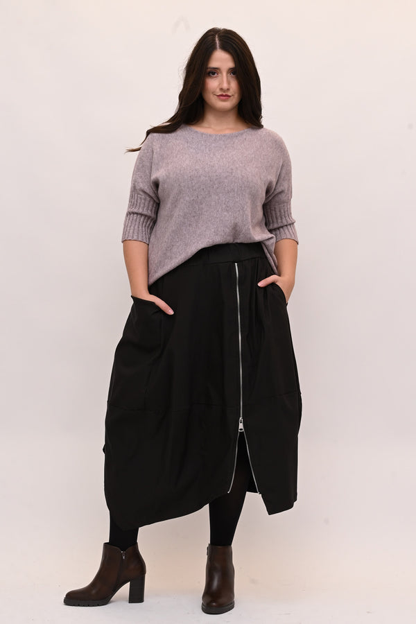 Pull scatola manica coste - Glicine