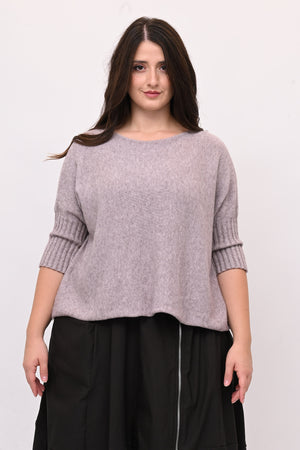Pull scatola manica coste - Glicine