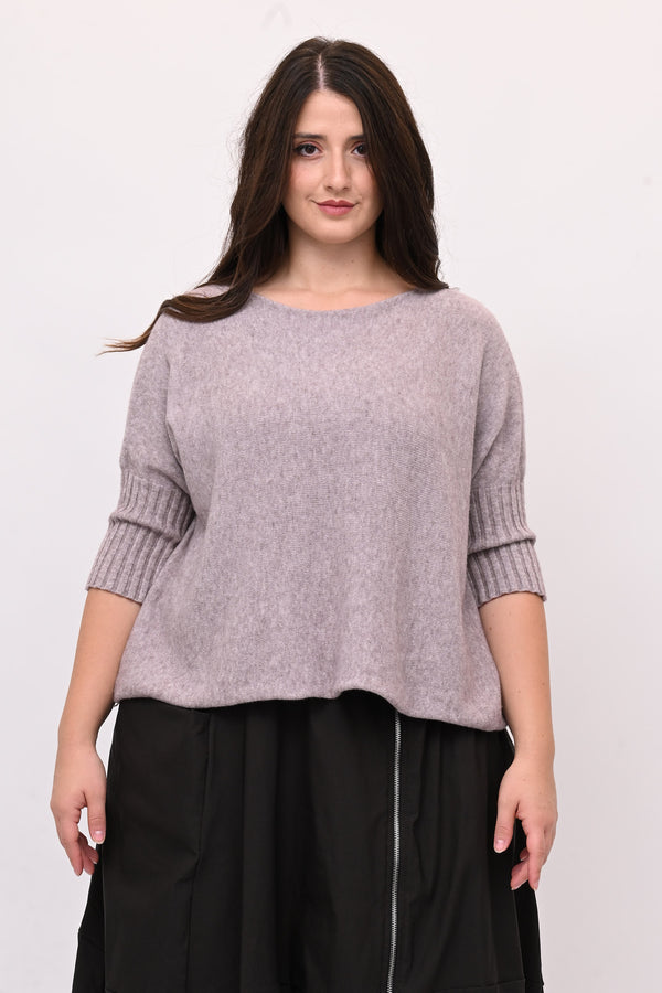 Pull scatola manica coste - Glicine