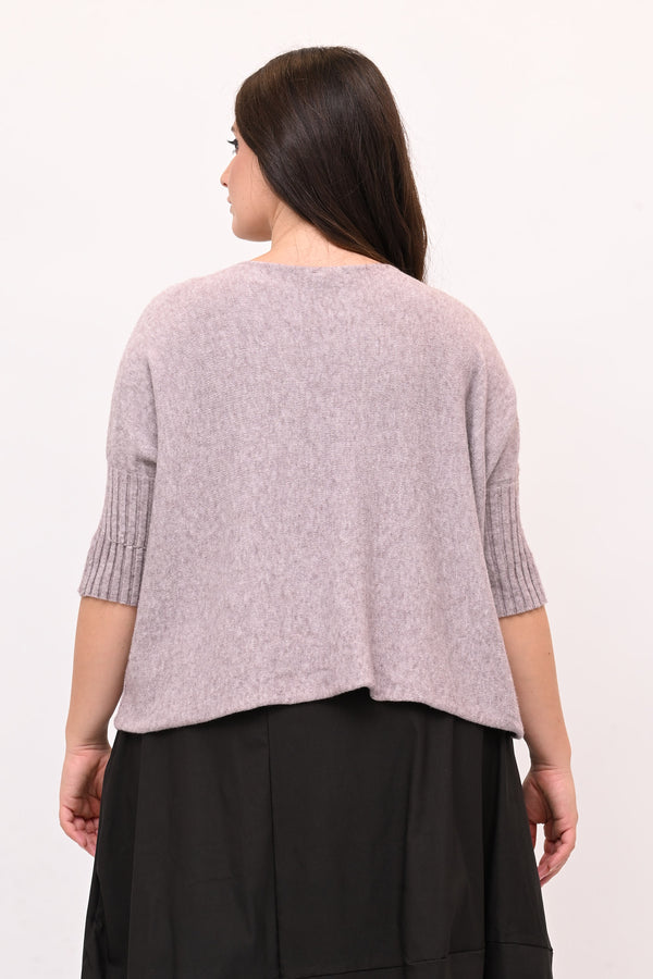 Pull scatola manica coste - Glicine