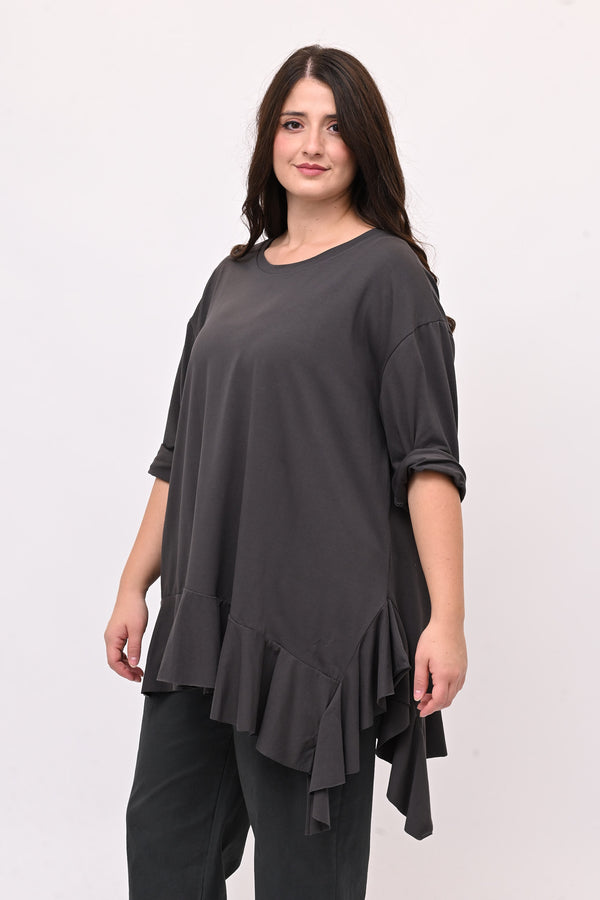 T-shirt balza punte - Grigio