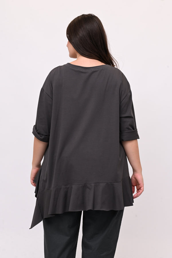 T-shirt balza punte - Grigio