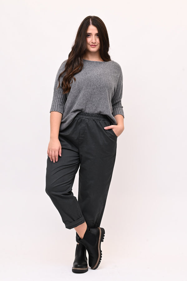 Pantalone baggy cotone - Grigio