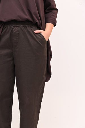 Pantalone baggy cotone - Moro