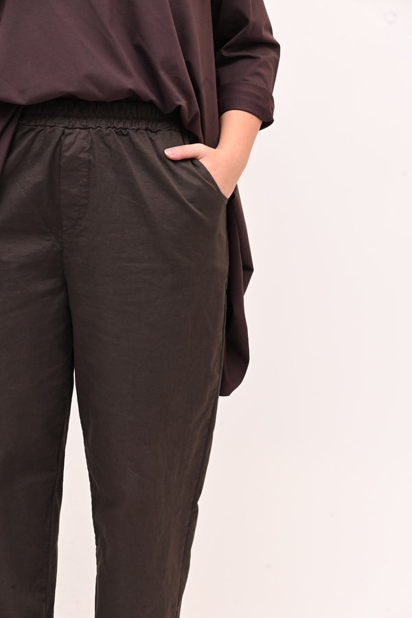 Pantalone baggy cotone - Moro
