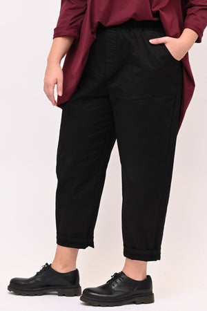 Pantalone baggy cotone - Nero