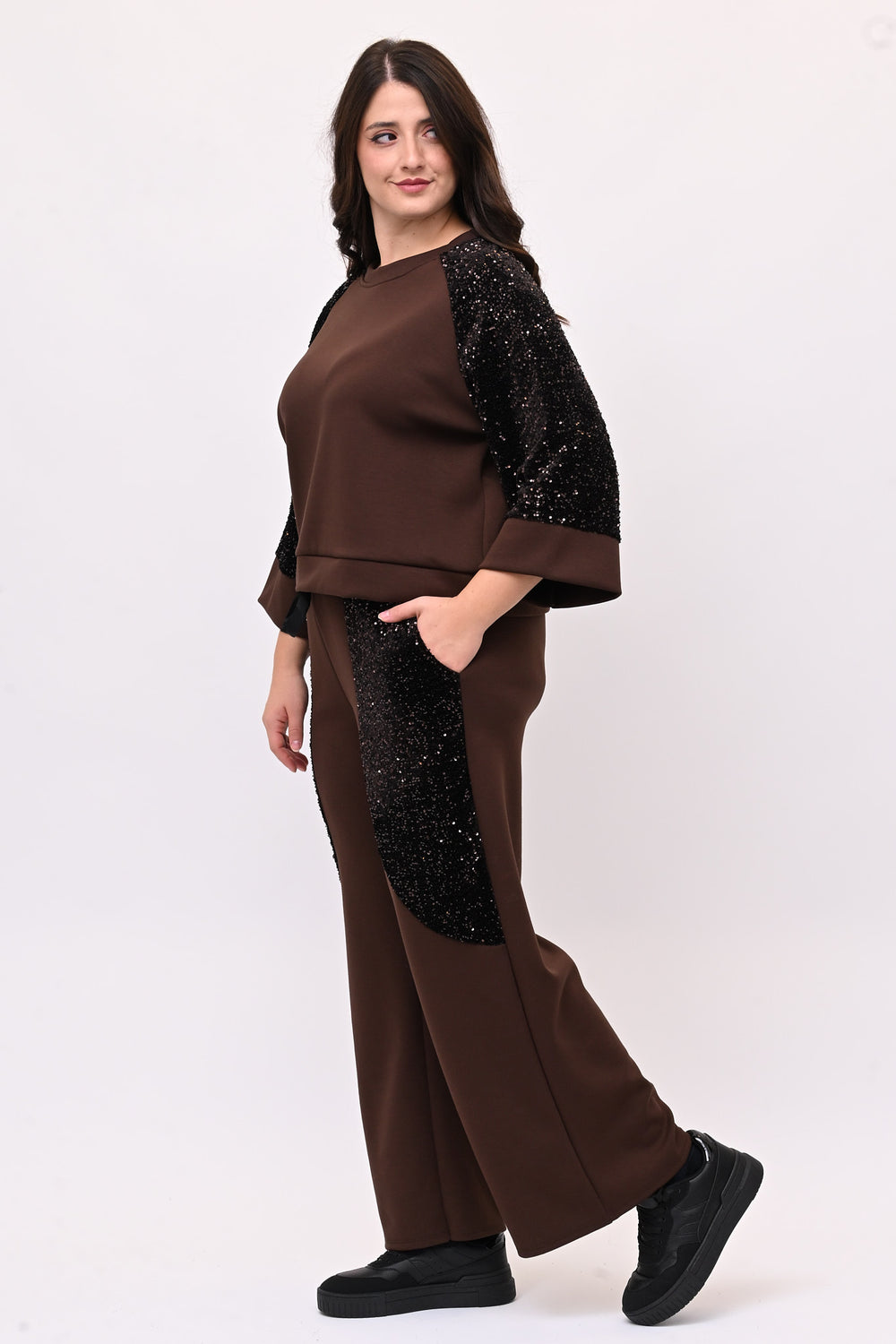 Tuta paillettes scuba - Moro